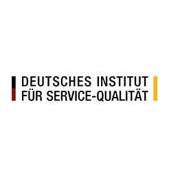 Logo of the Deutsches Institut für Service-Qualität.